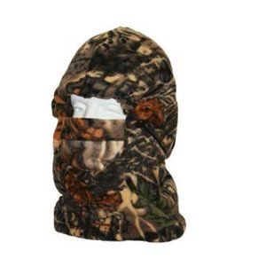 Fleece Gold Brown Camo The Original Polar Hood for hunting or just staying warm